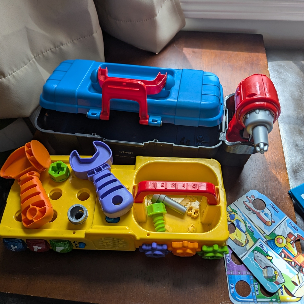 Kids Drill & Learn Toolbox - Multicolor - Picture 2 of 2